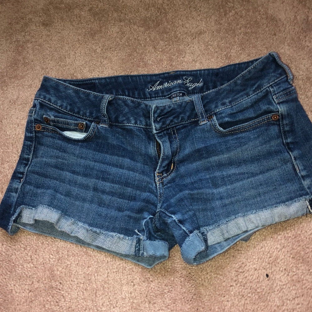 Denim shorts